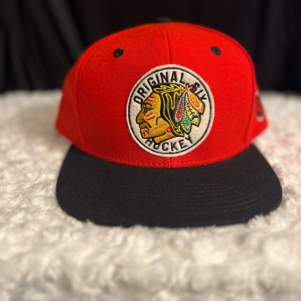 Original six hockey [ Chicago blackhawks]SnapBack cap